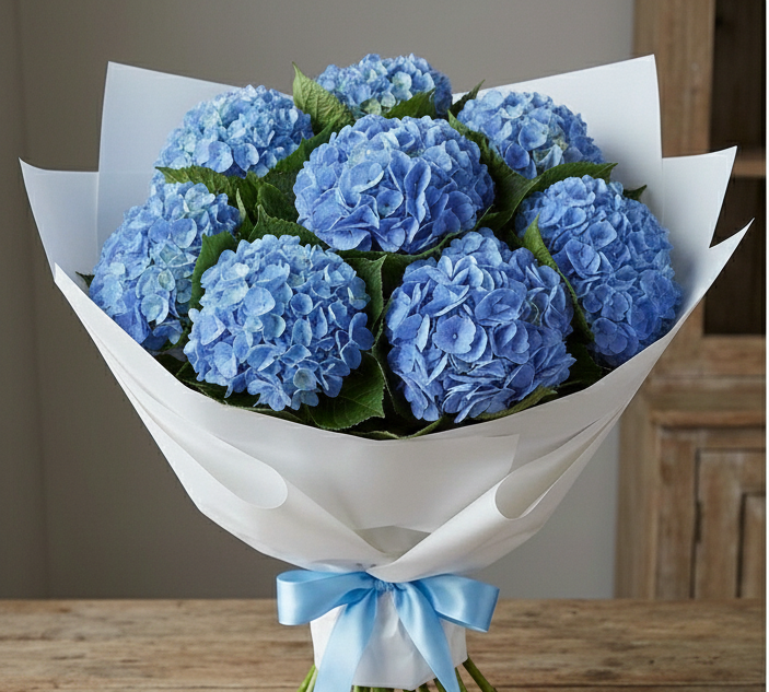 Bouquet of hydrangeas